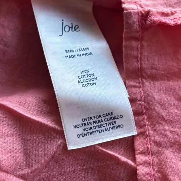 Joie Tea Rose Tiered Maxi Dress Sundress Pink Floral Sleeveless Boho Size XXL - Picture 12 of 13